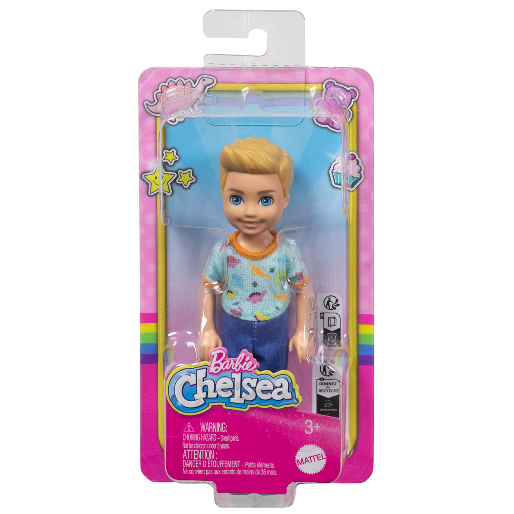 Barbie Chelsea Petite Poupée Garçon, Cheveux Blonds, Yeux Bleus