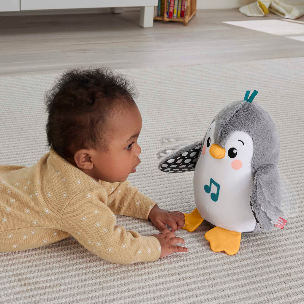 Fisher-Price-Peluche Musicale Manchot Culbuto Dès La Naissance