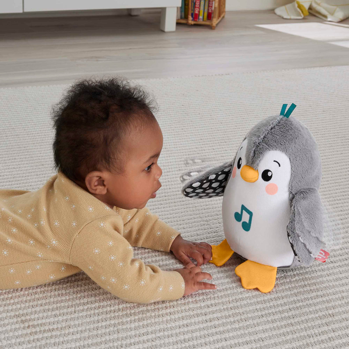 Fisher-Price-Peluche Musicale Manchot Culbuto Dès La Naissance