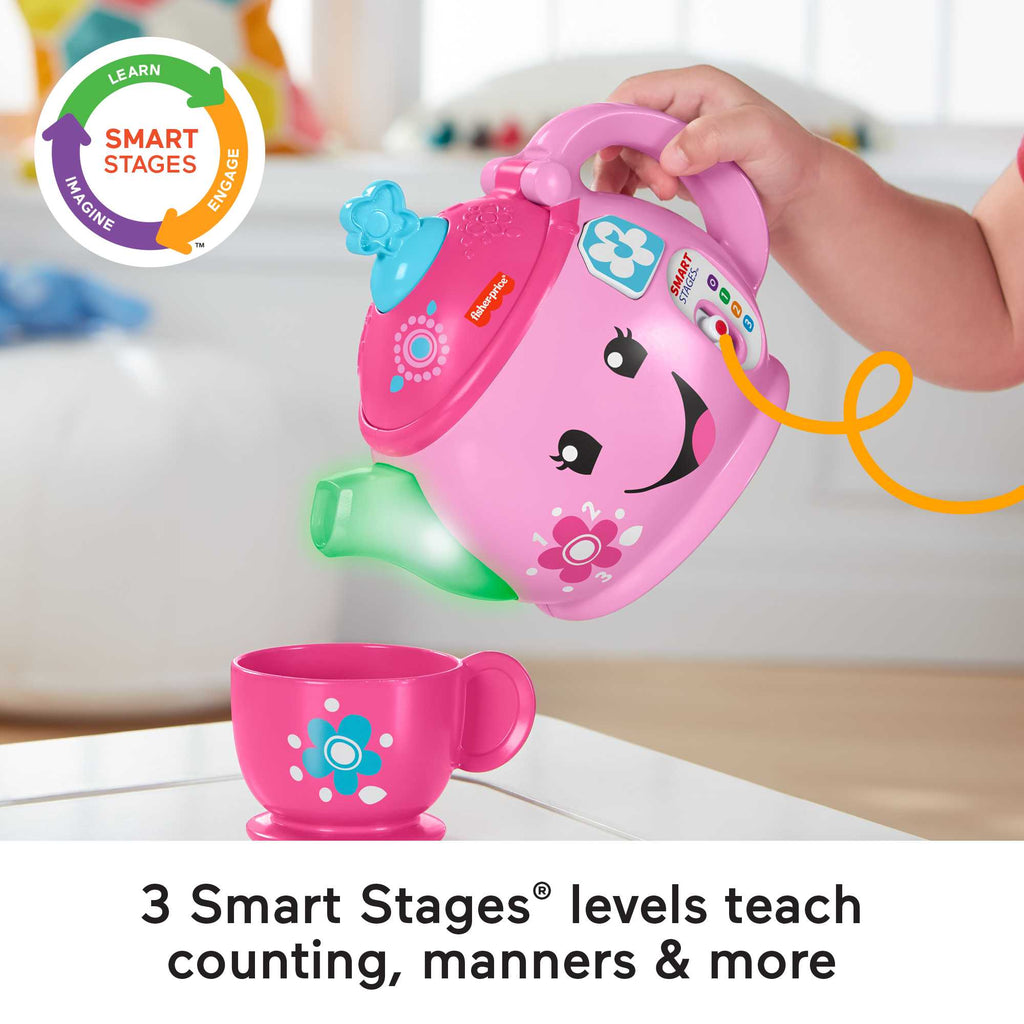 Fisher-Price Laugh & Learn Sweet Manners Tea Set Interactive Toddler Toy
