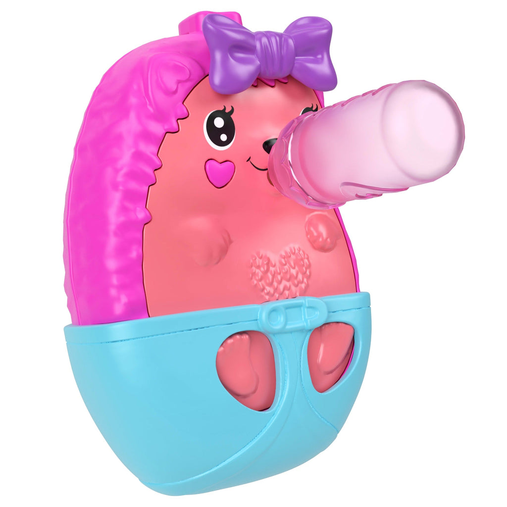 Polly Pocket Conjunto de Brinquedo Compacto Mundo Surpresa Ouriço Mamãe e Bebê