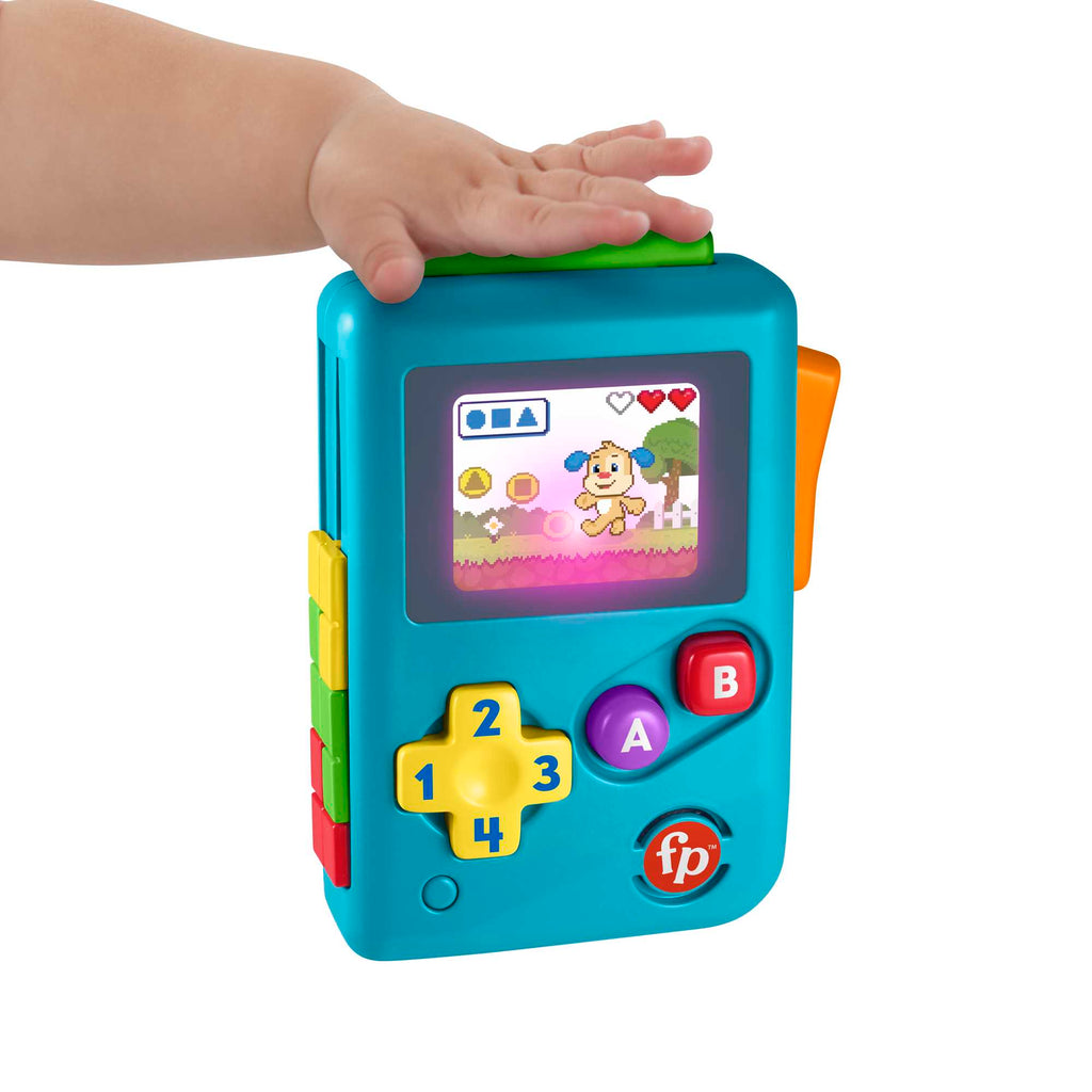 Fisher-Price Rires et Éveil Ma Première Console de Jeu Portable Édit Version Anglaise et Française