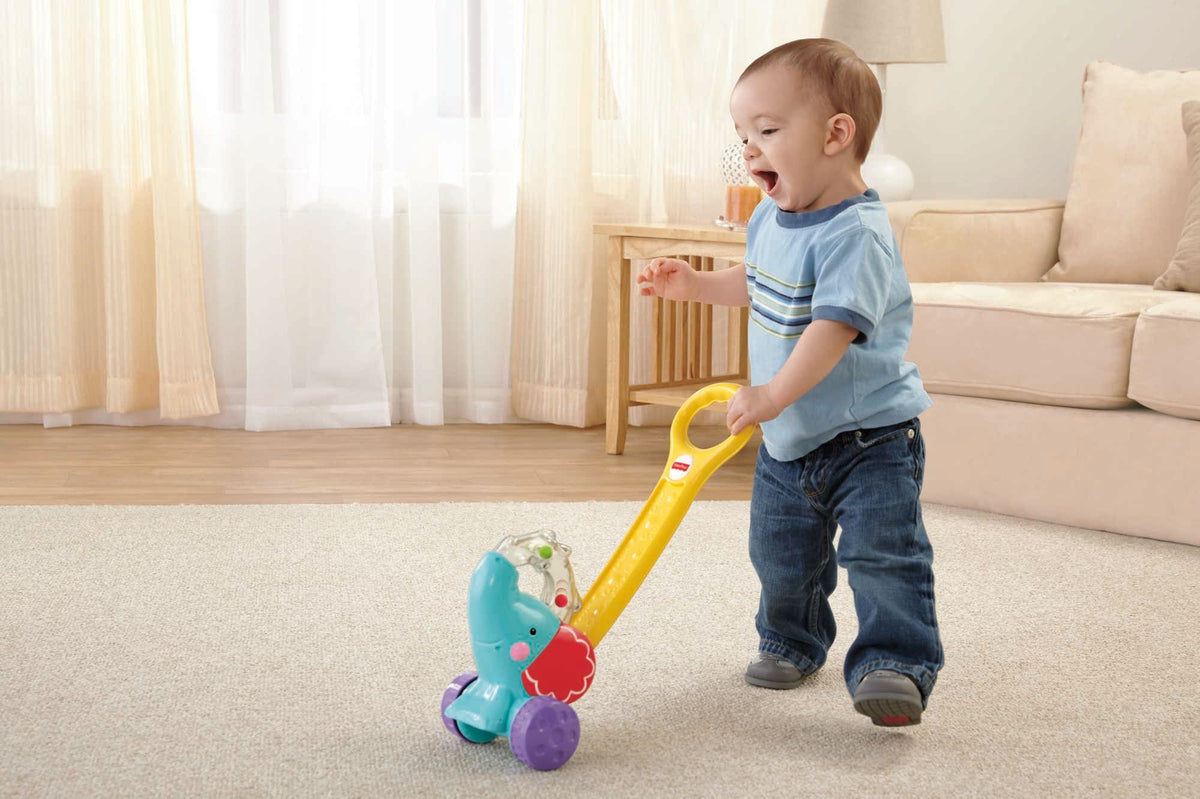 Fisher-Price Juguete para Bebés Elefante Camina Conmigo