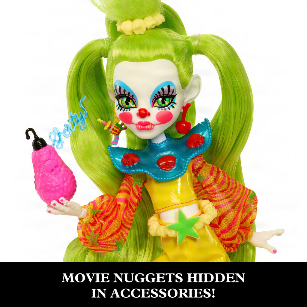 Monster High Skullector Killer Klowns From Outer Space Collectible Doll, Shorty In Yellow Outfit