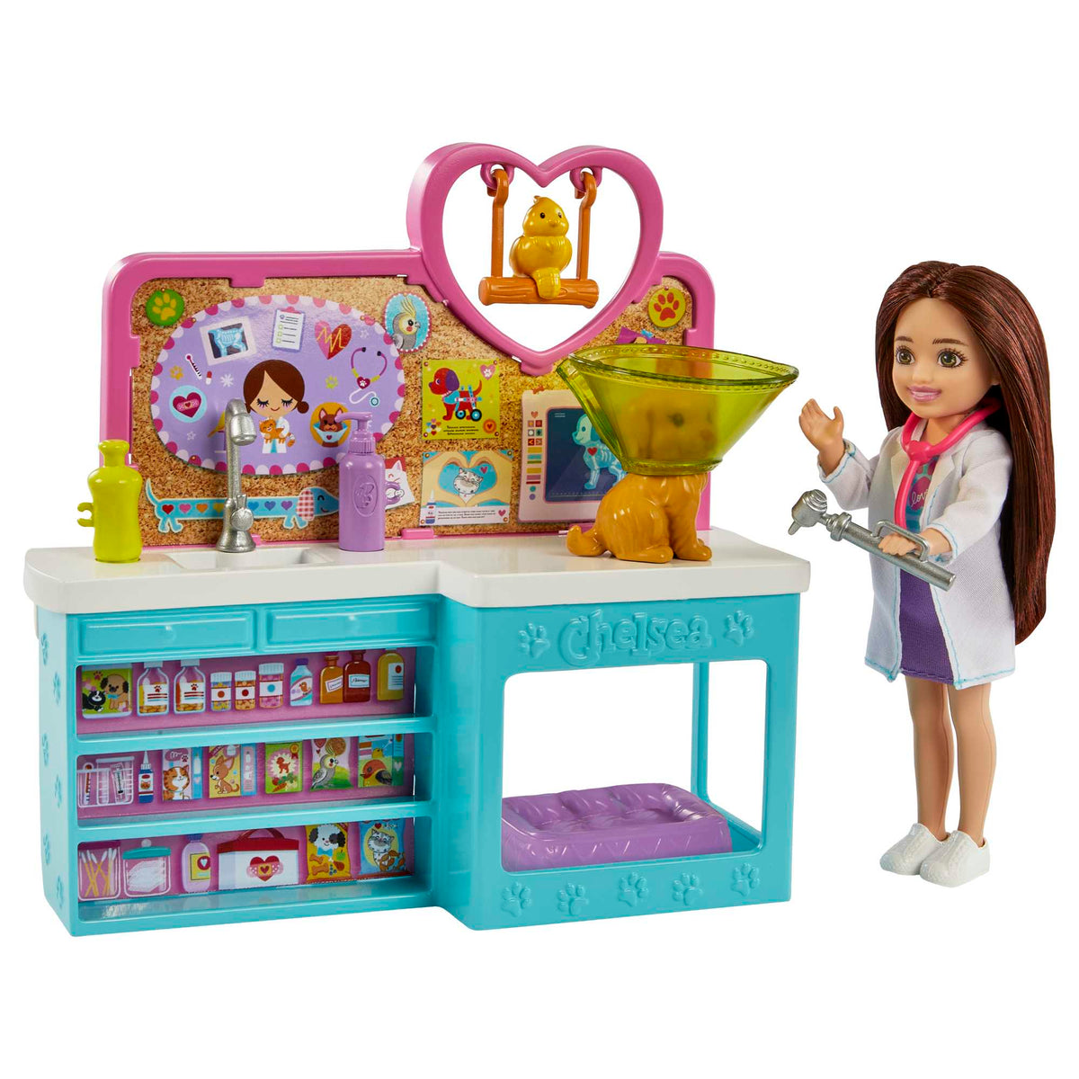Barbie Chelsea Poupée et Coffret de Jeu