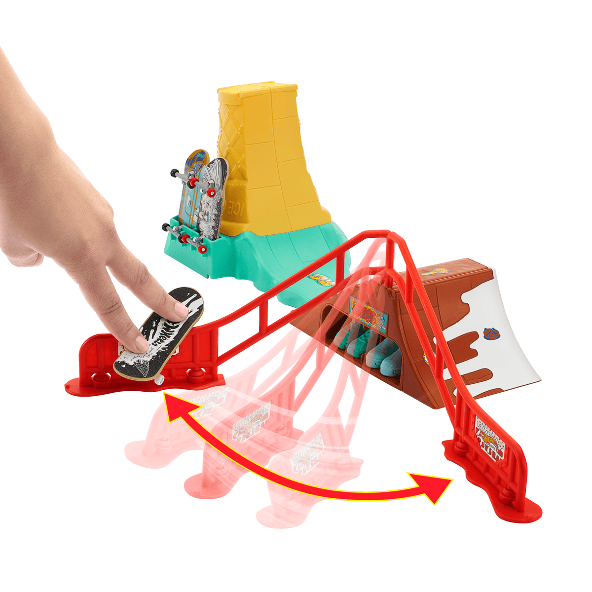 Hot Wheels Skate Pista de Brinquedo Coleção de Sets