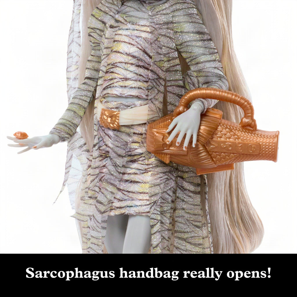 Monster High X Universal Monsters The Mummy Collector Doll With Wrap Dress & Sarcophagus Purse