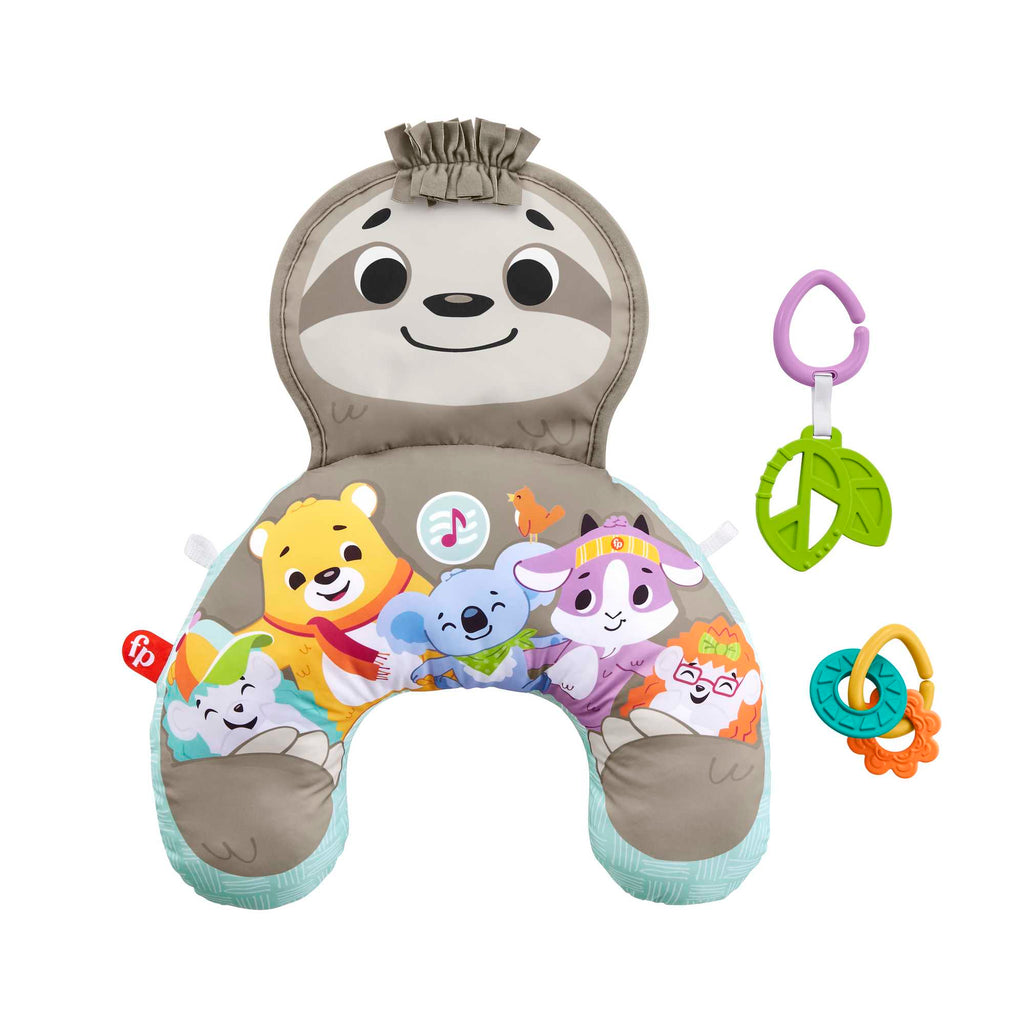 Fisher-Price Baby Juguete para Bebés Cojín de Actividades Oso Perezoso