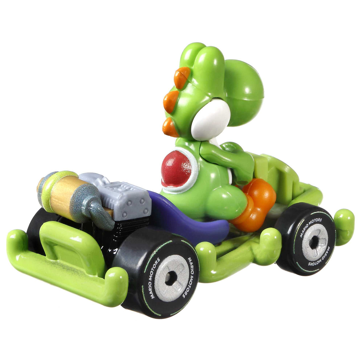Hot Wheels Mario Kart Veículo de Brinquedo Yoshi Pipe Frame