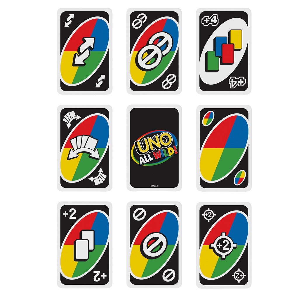 UNO Juego de Cartas All Wild