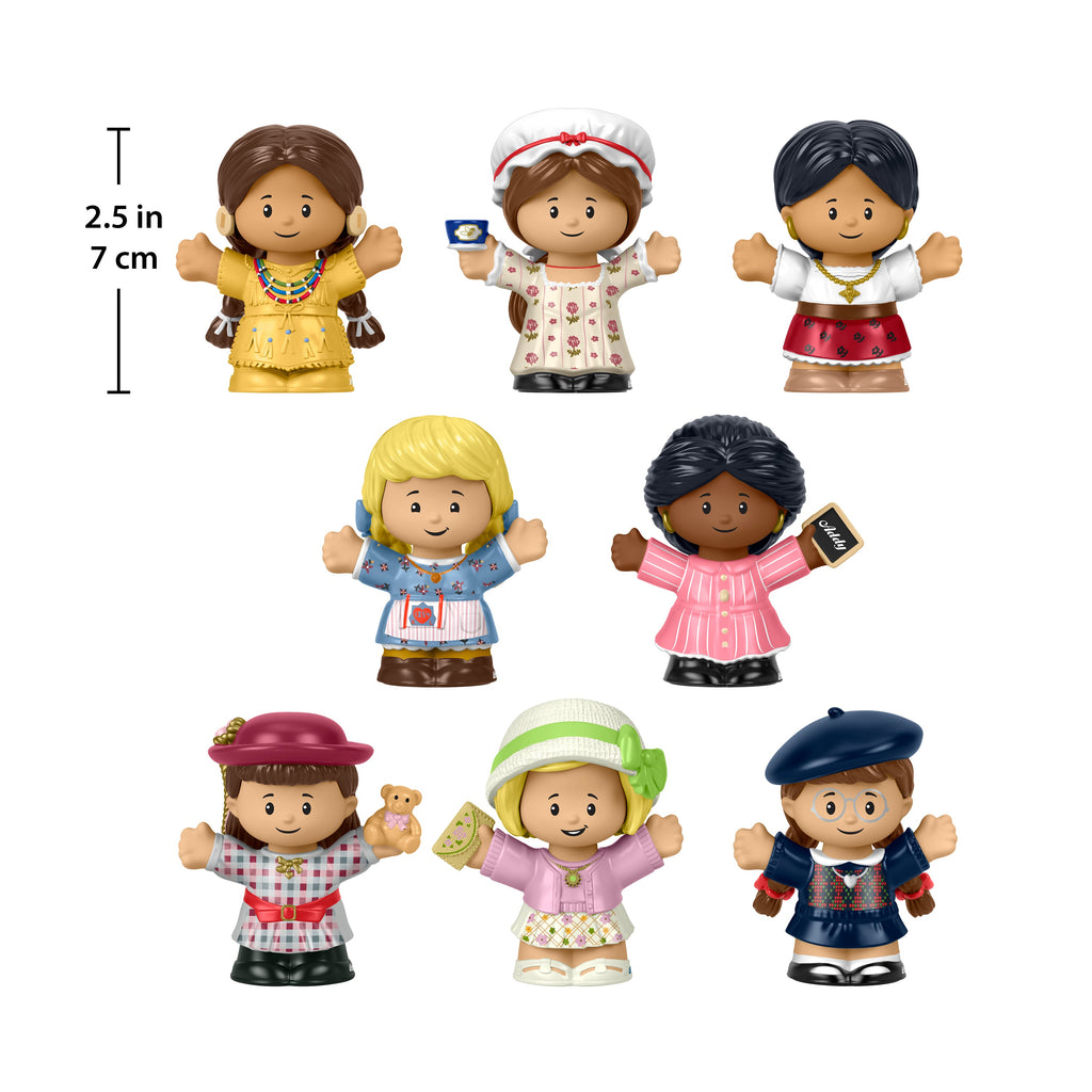 Little People Collector American Girl 40th Anniversary Special Edition Set For Fans, 8 Figures