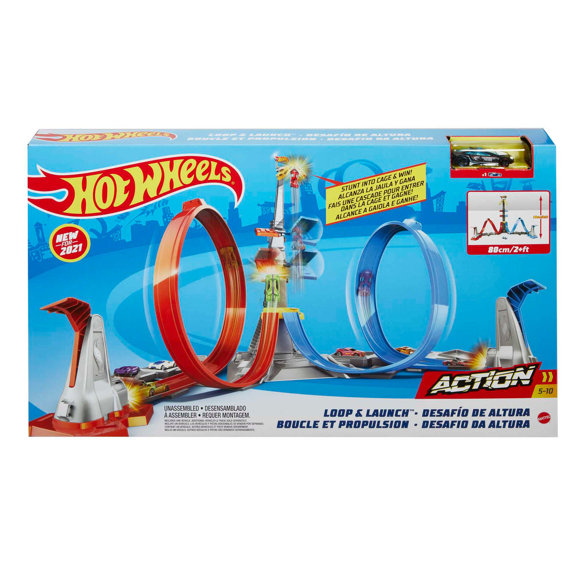 Hot Wheels Action Pista de Juguete Desafío de Altura