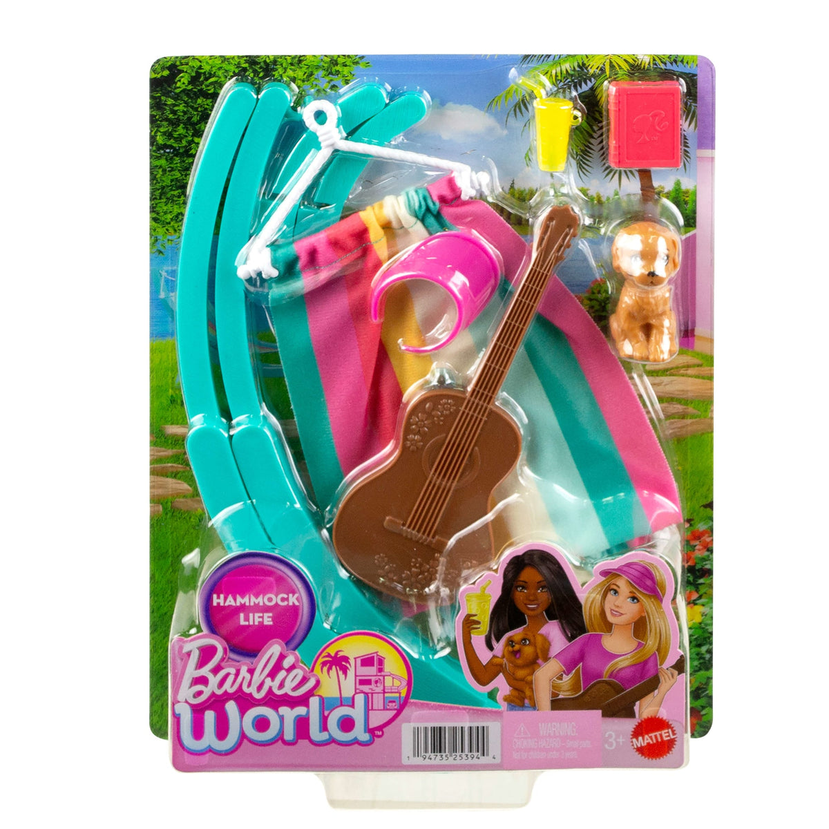 Barbie World™ Coffret de Jeu Avec Accessoires Vie en Hamac