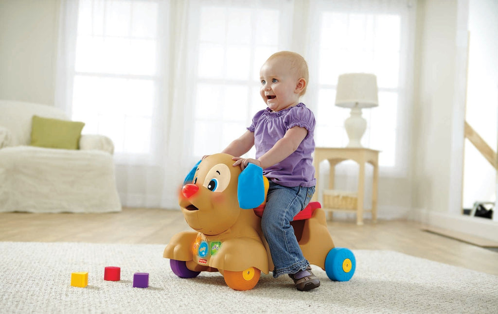 Fisher-Price Ríe y Aprende Andadera para Bebés Perrito Camina Conmigo