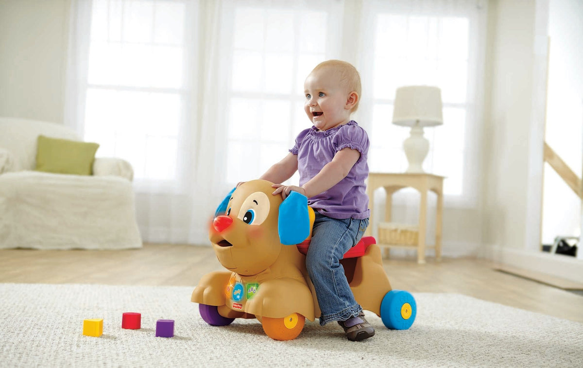 Fisher-Price Ríe y Aprende Andadera para Bebés Perrito Camina Conmigo