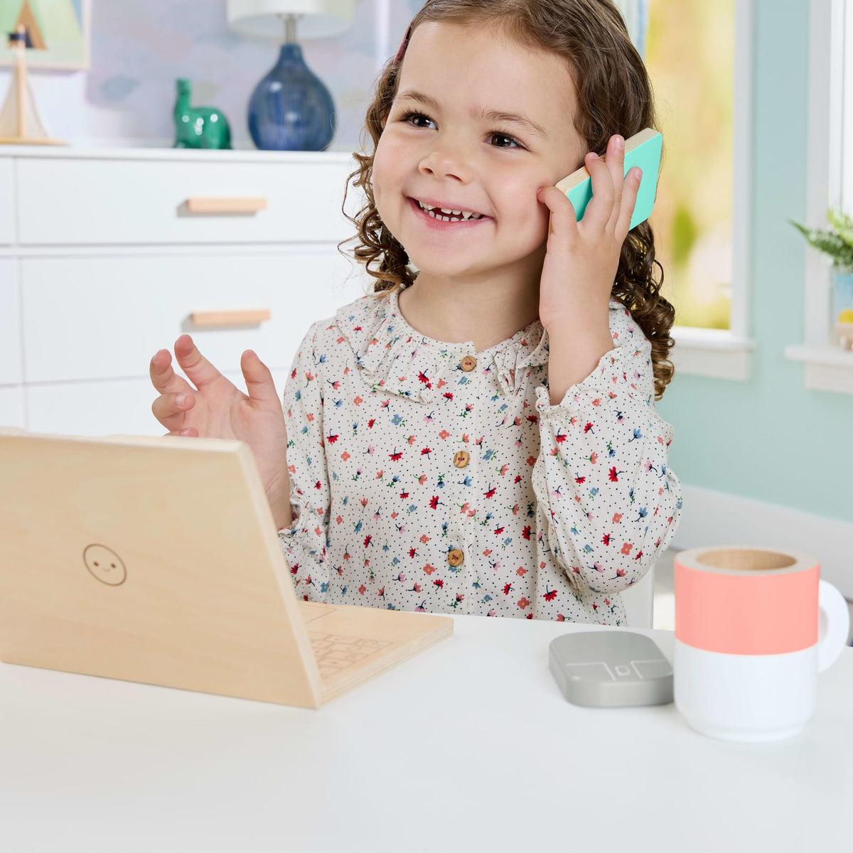 Fisher-Price Juguete para Bebés Kit Home Office de Madera