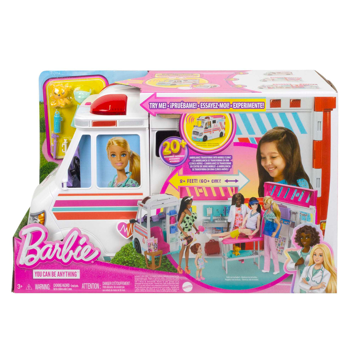 Barbie Profesiones Set de Juego Clínica de Atención Médica