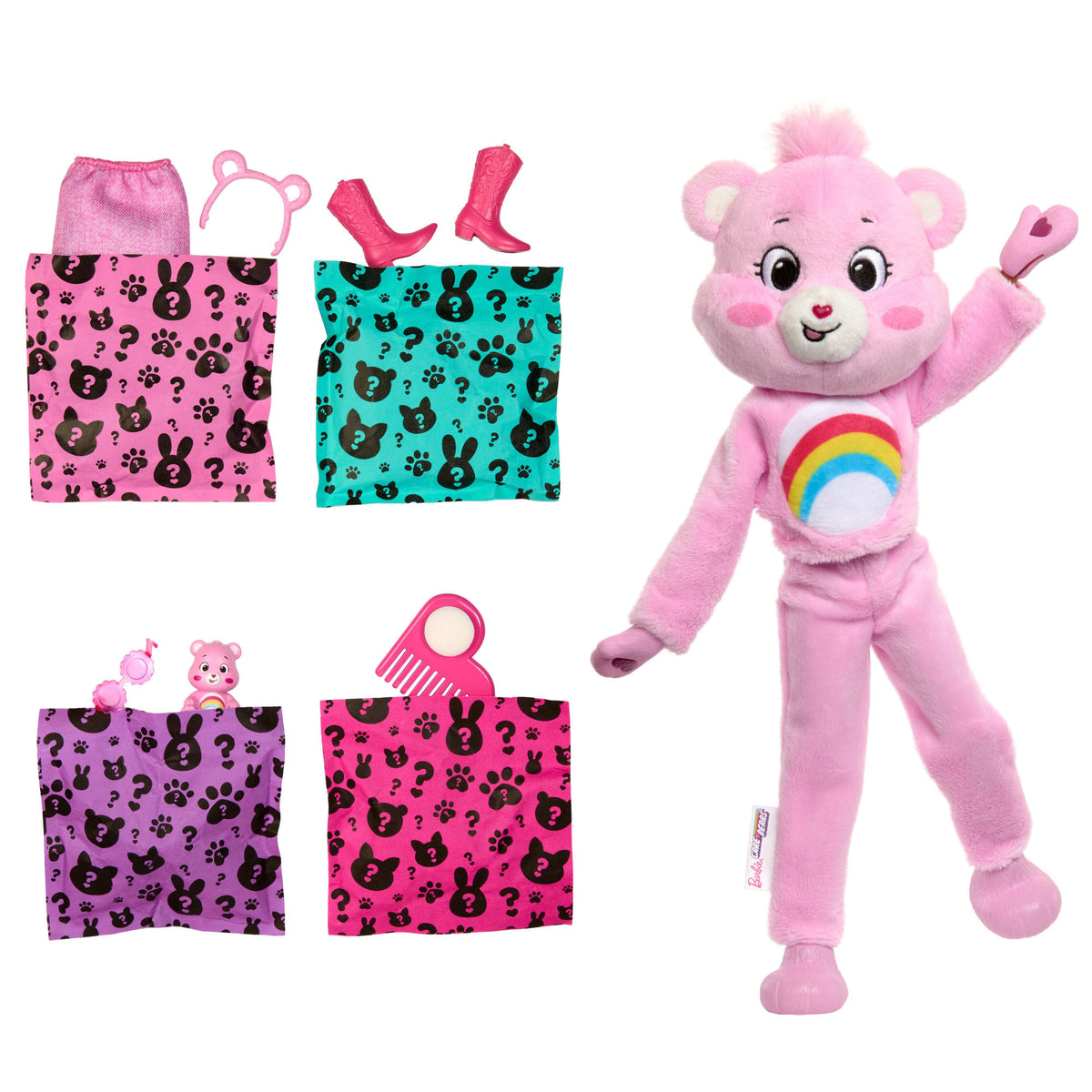 Barbie Cutie Reveal Muñeca Ositos Cariñositos Rosa