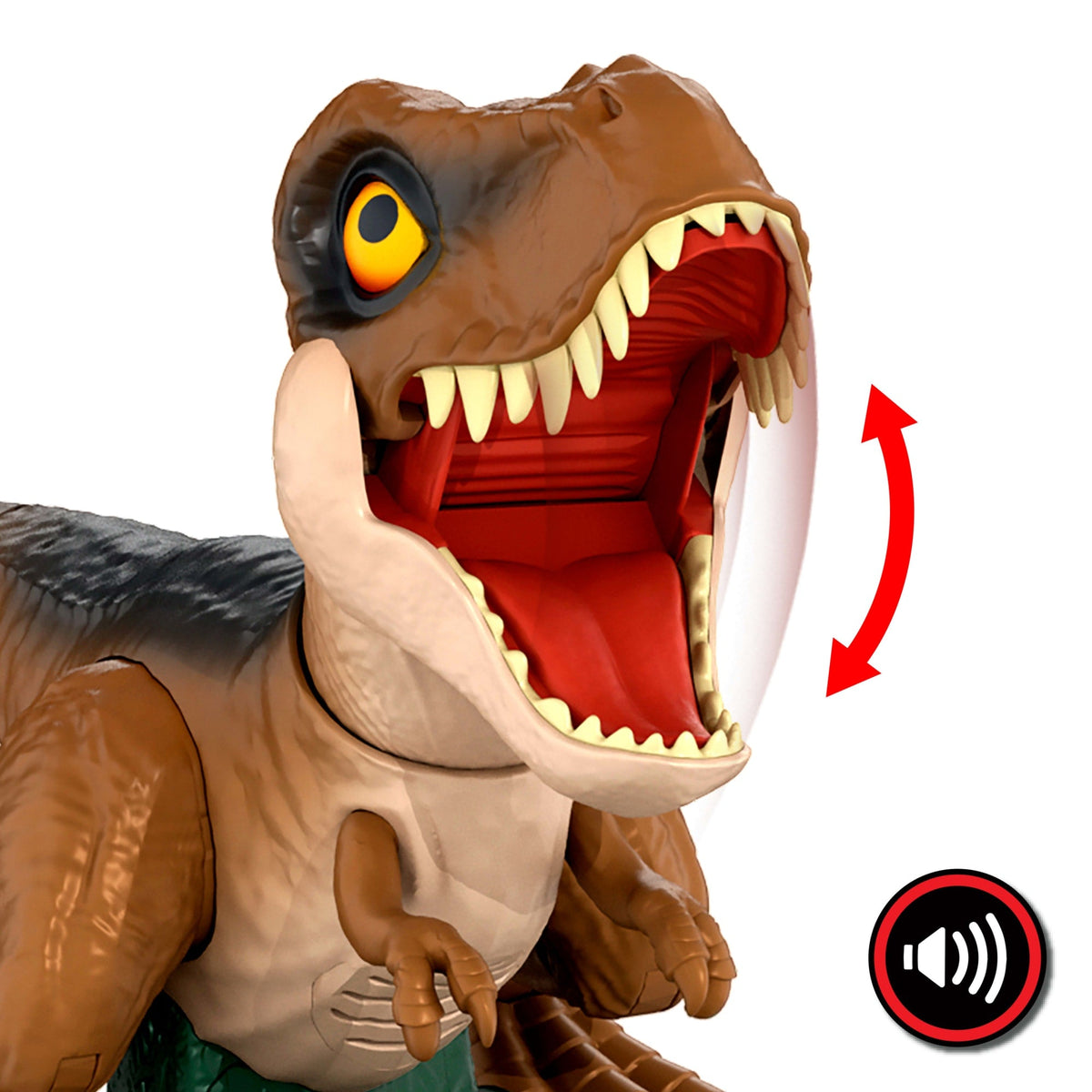 Jurassic World Figura de Acción T. Rex Furia Rugiente con Control Remoto