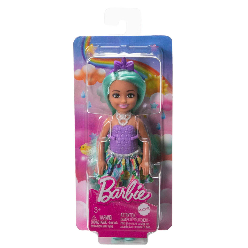 Unicorn-Inspired Chelsea Barbie Doll With Green Hair, Unicorn Toys