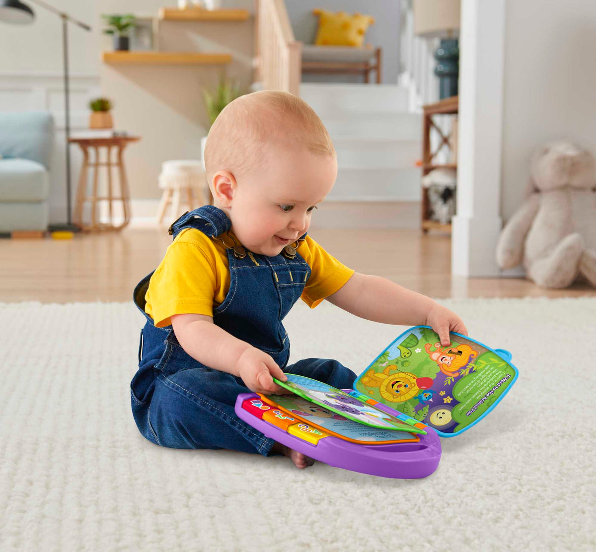 Fisher-Price Rires et Éveil Livre de Comptines
