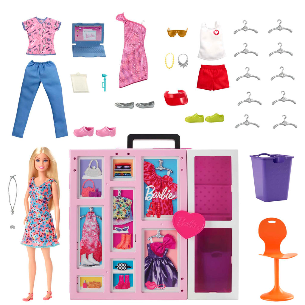 Barbie Dream Closet Doll And Playset