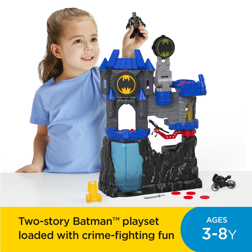 Imaginext DC Super Friends Wayne Manor Batcave Playset With Batman Figure & Accessories
