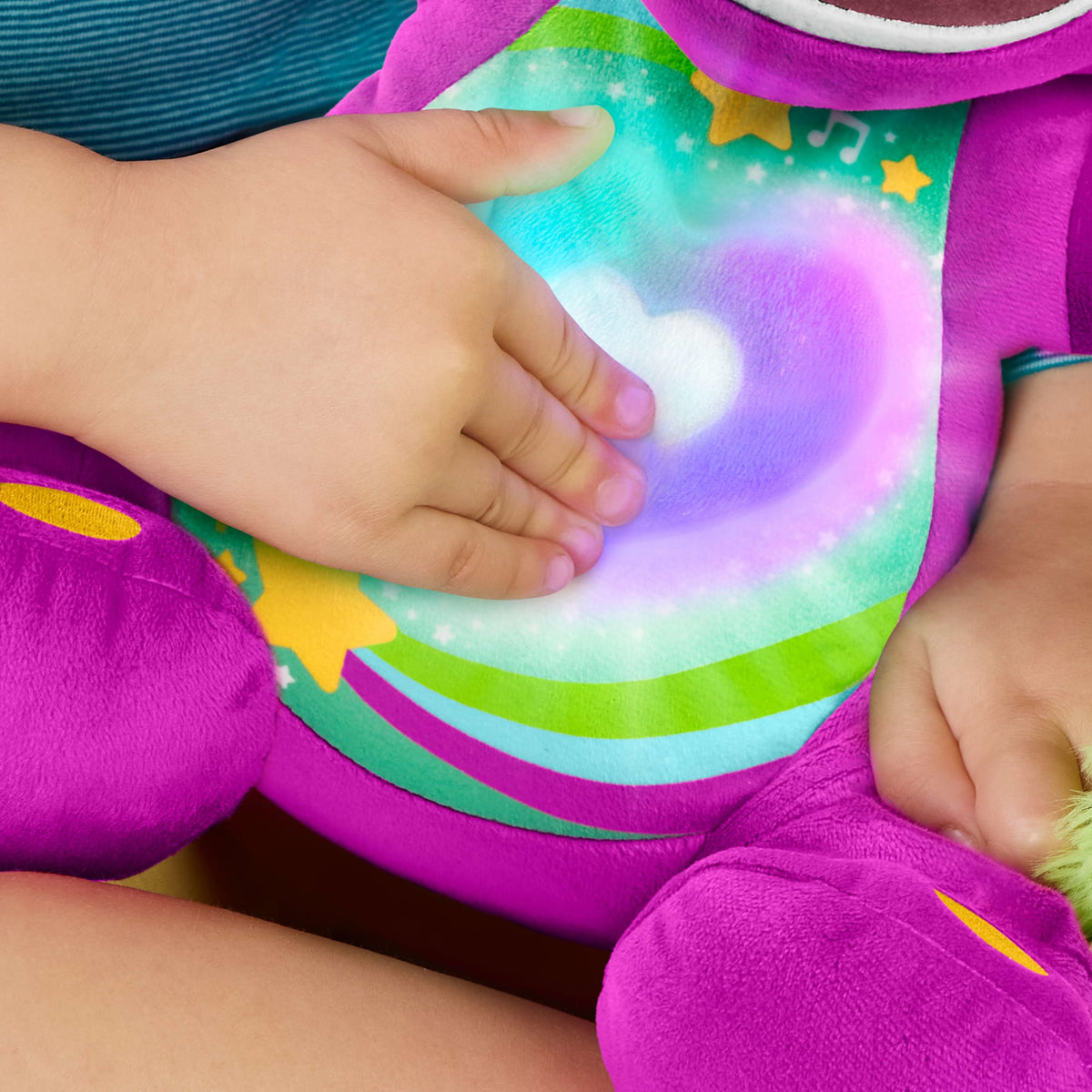 Fisher-Price® Barney’S World Peluche Barney Cur Lumineux