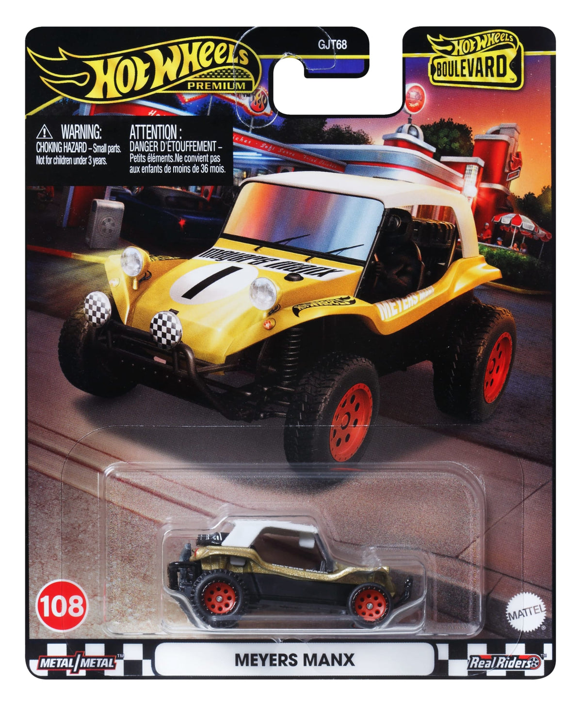 Hot Wheels Boulevard Vehicle, 1 Premium 1:64 Scale Car, Toy For Collectors