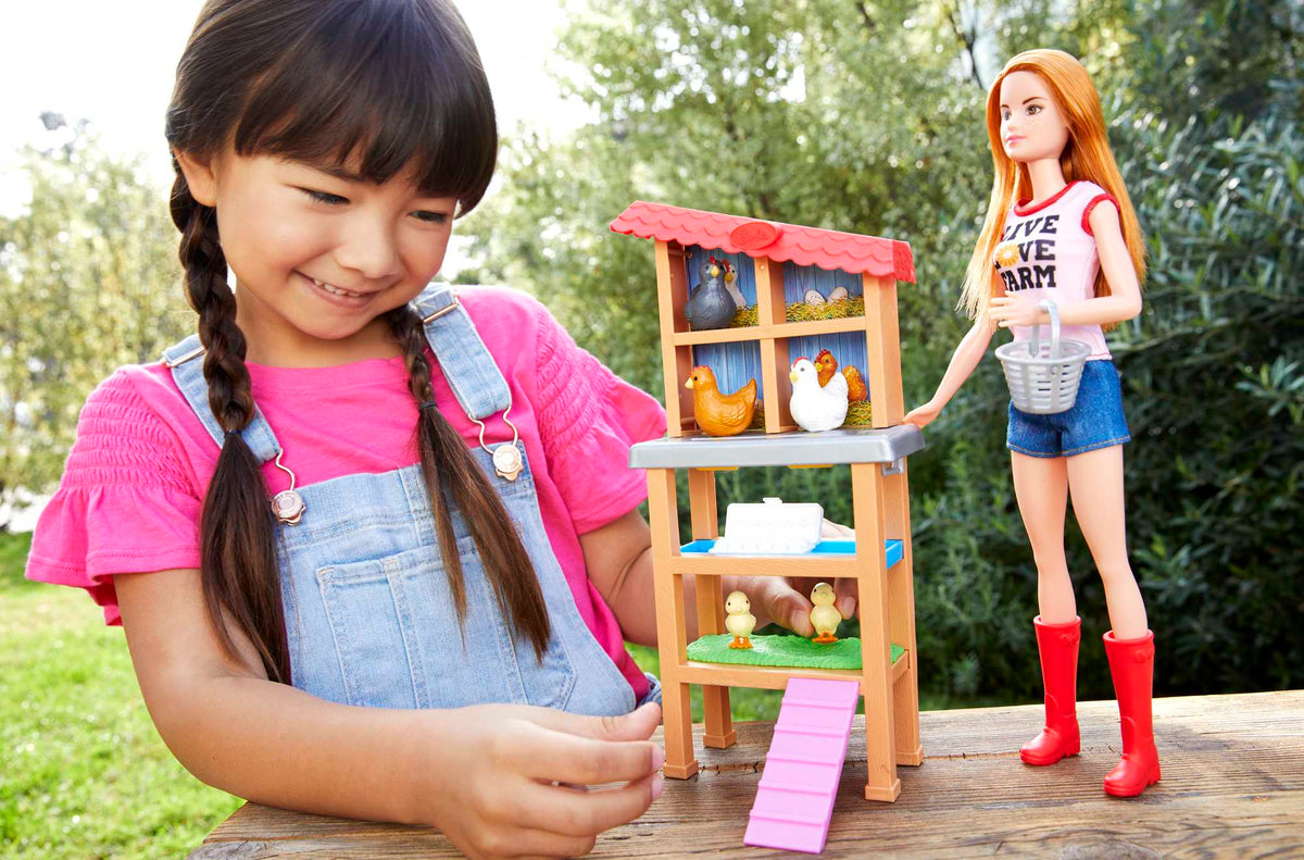 Barbie Coffret Poupée Barbie Fermière