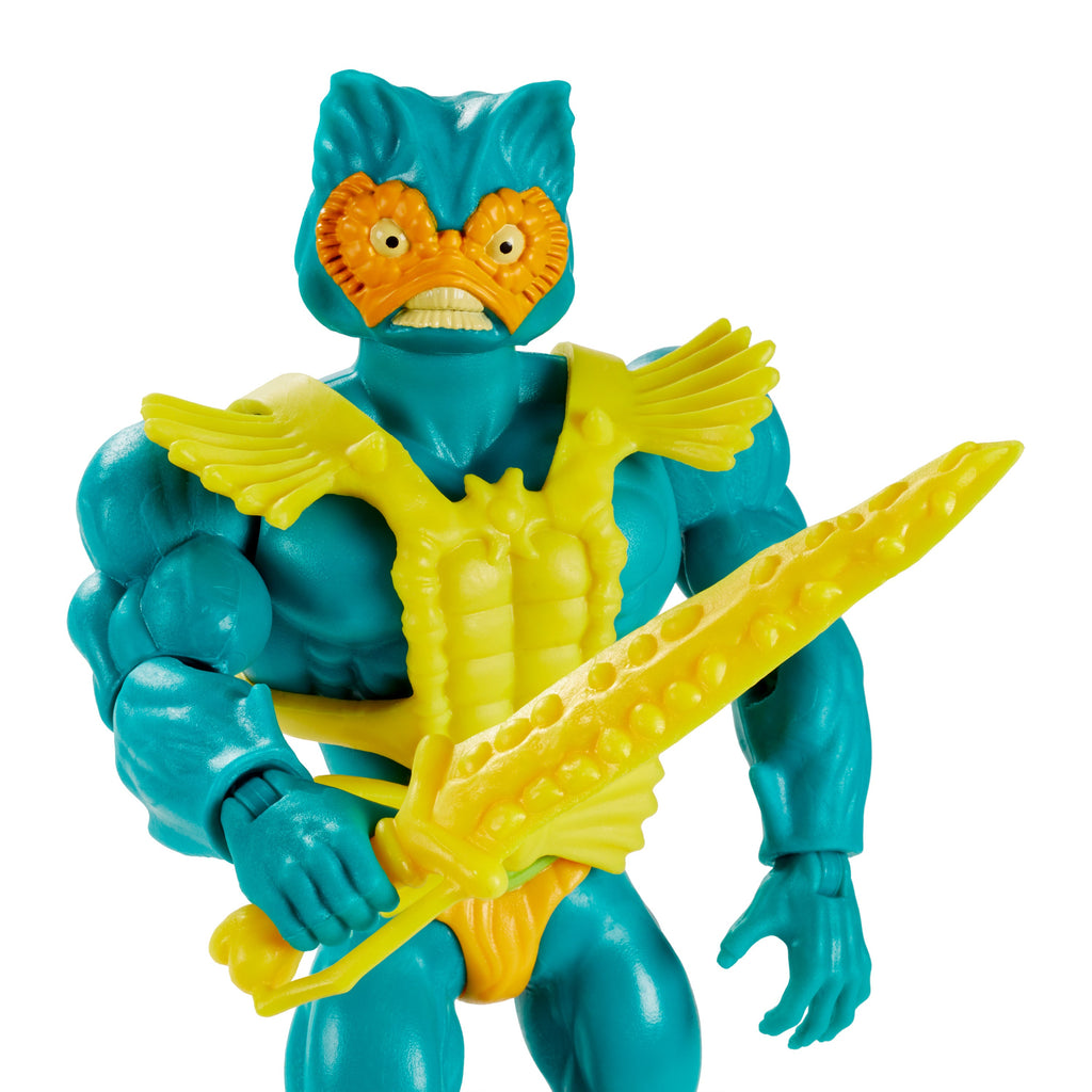 Masters Of The Universe Origins Action Figure Toy, Mer-Man Motu Ocean Villain