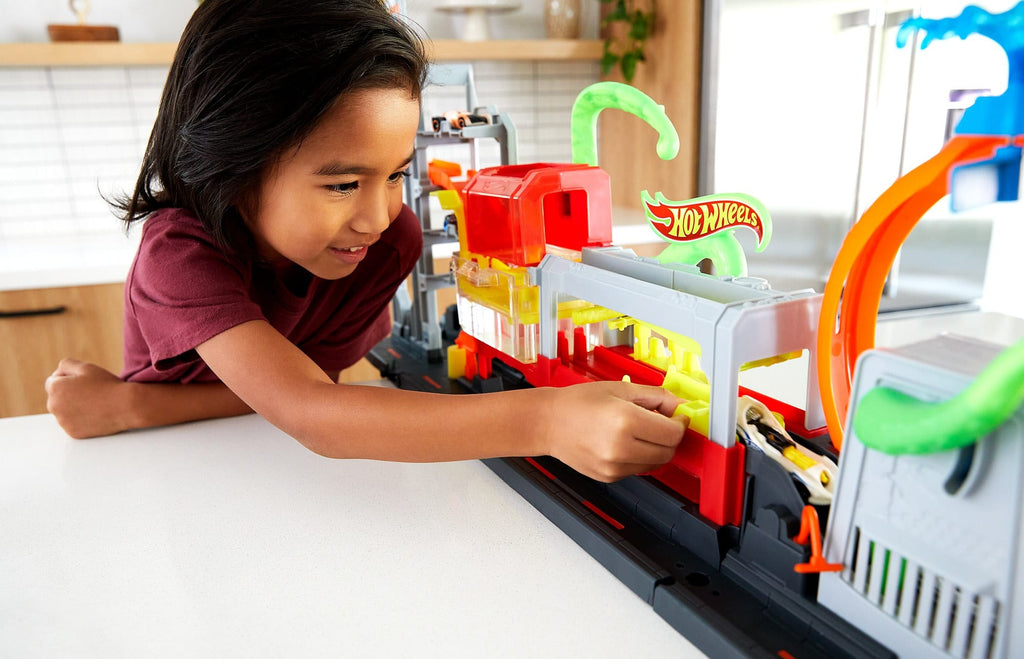 Hot Wheels City Station de Lavage Ultime Pieuvre