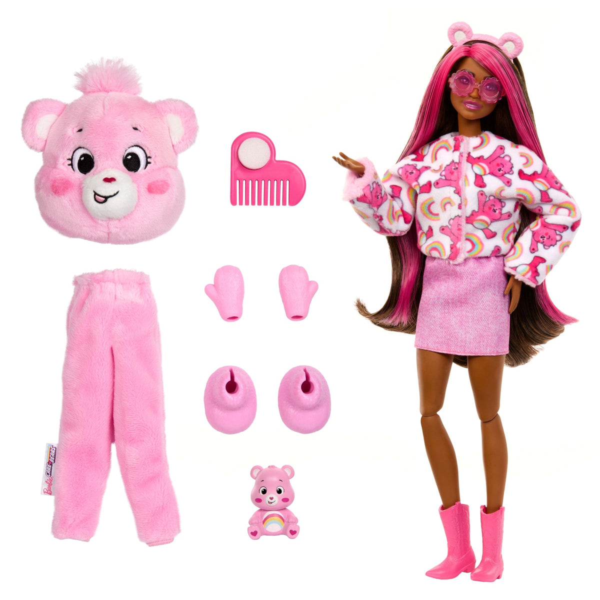 Barbie Cutie Reveal Muñeca Ositos Cariñositos Rosa