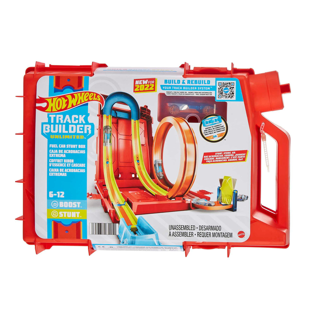 Hot Wheels Track Builder Unlimited Coffret Cascades Bidon D’Essence