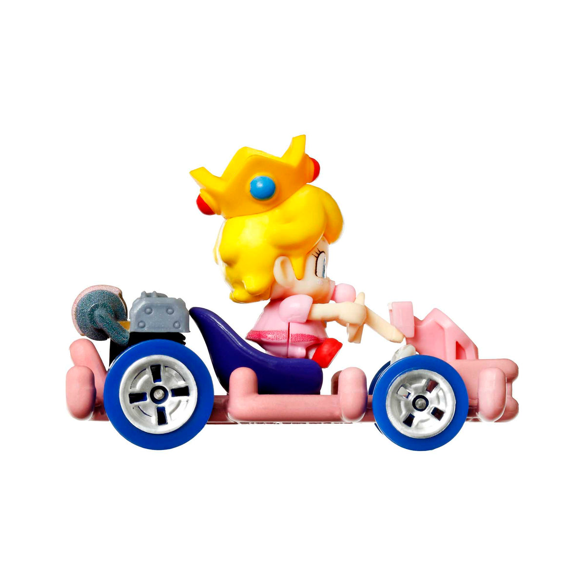 Hot Wheels Mario Kart Vehículo de Juguete Baby Peach Pipe Frame