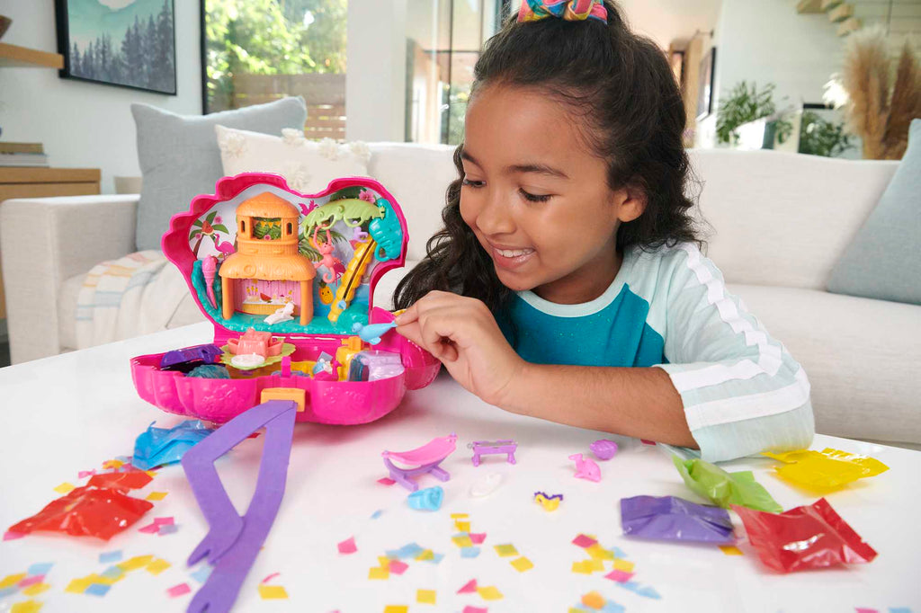 Polly Pocket Flamingo Party Playset