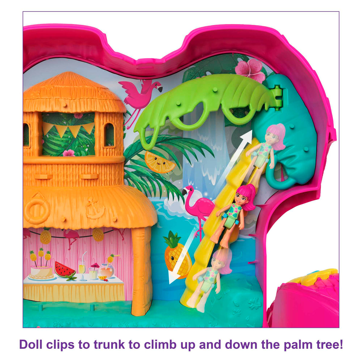 Polly Pocket Flamingo Party Playset