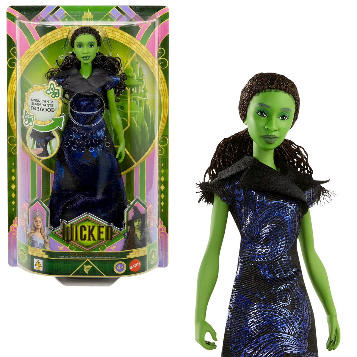 Wicked Poupée Elphaba Chantante du Film Wicked: For Good