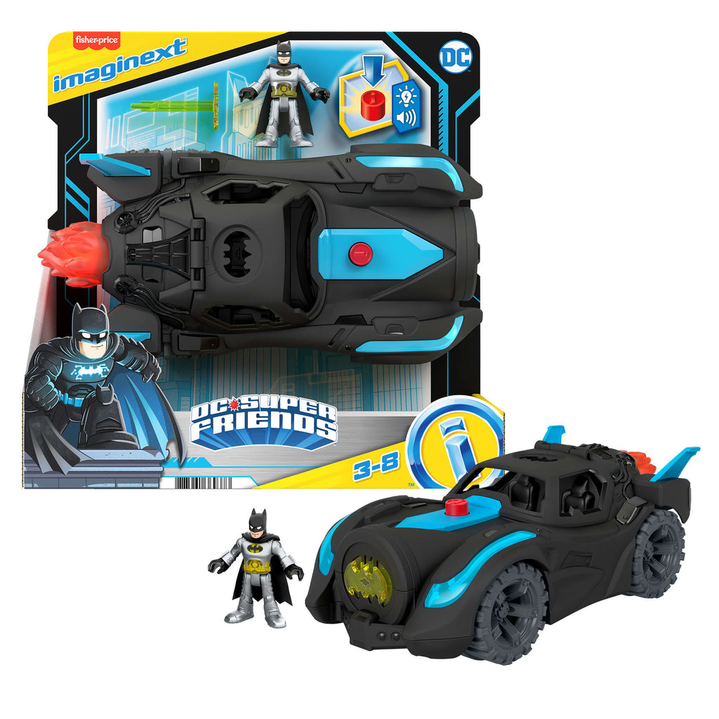 Fisher-Price Imaginext DC Super Friends Batmobile Lumières et Sons