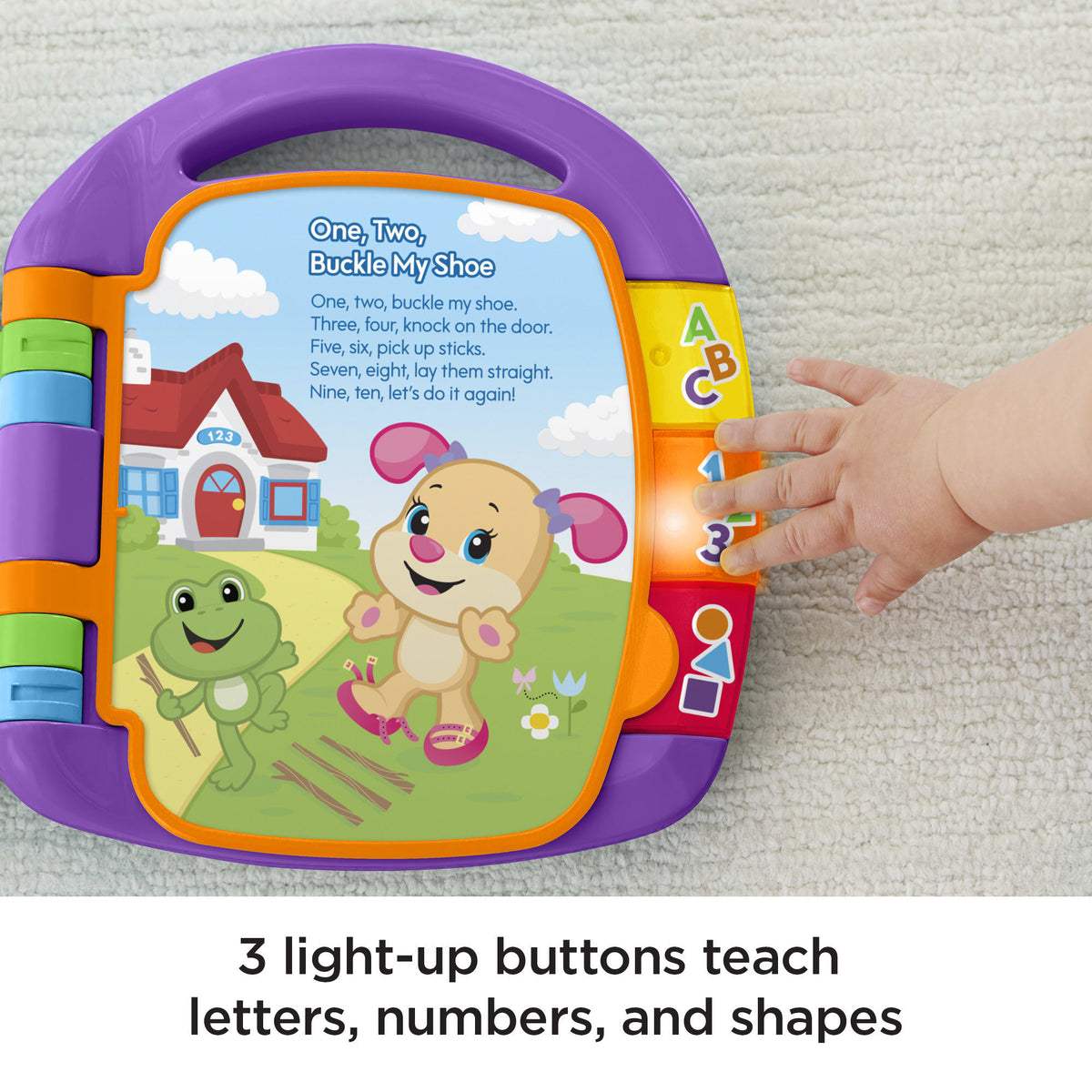 Fisher-Price Laugh & Learn Storybook Rhymes Musical Electronic Learning Toy For Baby & Toddler