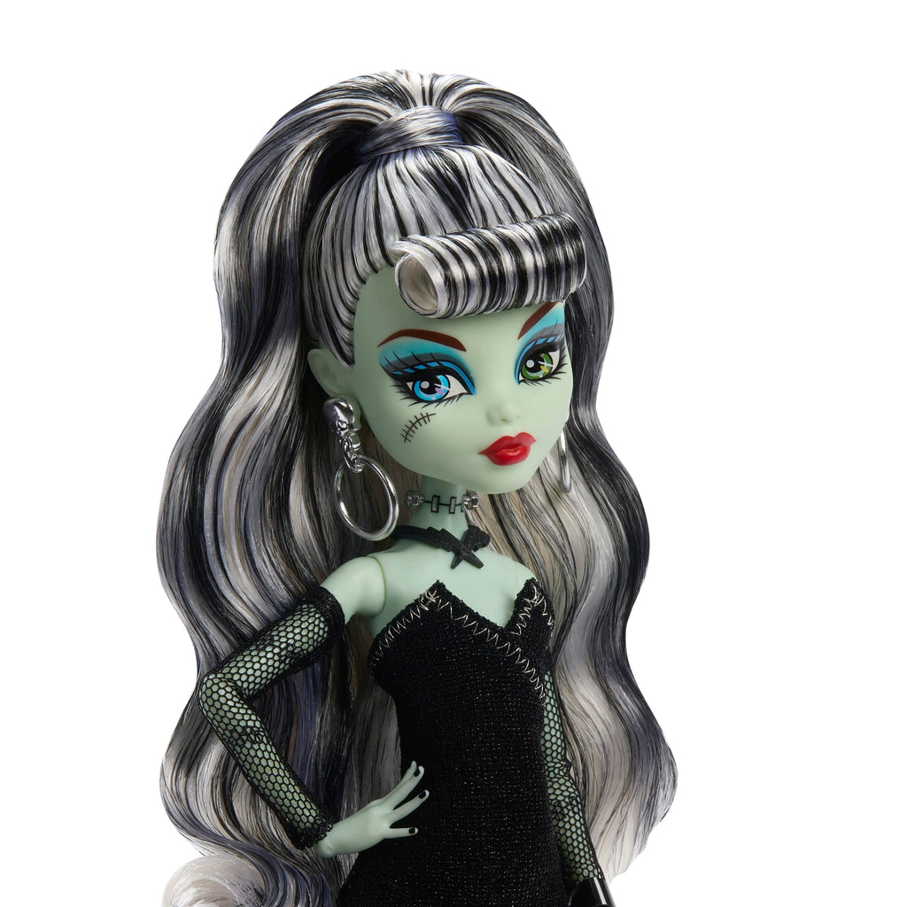 Monster High-Poupée Frankie Stein Barbie-Maillot de Bain et Robe Noire