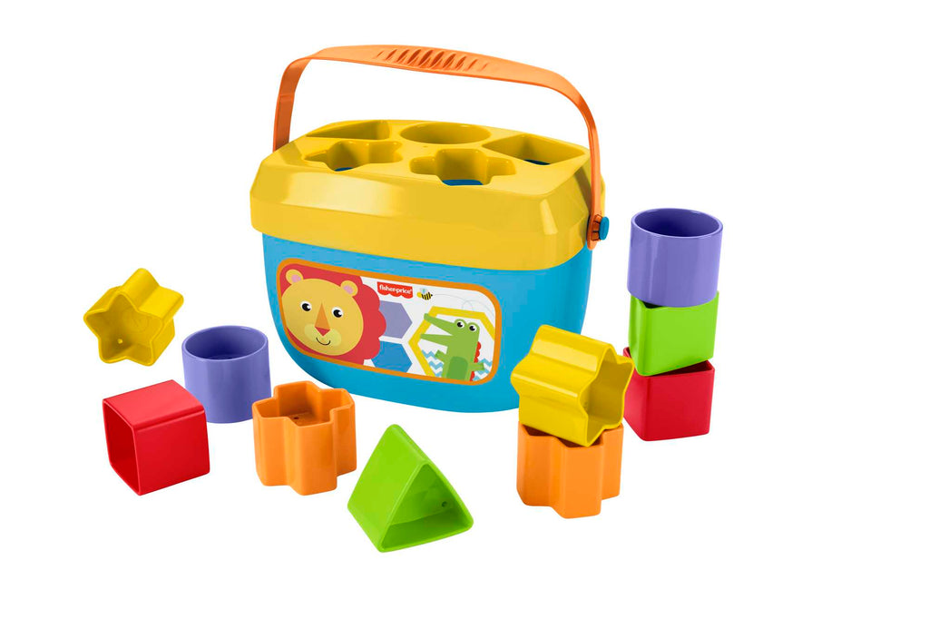 Fisher-Price Gift Set Of 2 Baby Toys, Rock-A-Stack And Baby's First Blocks Set