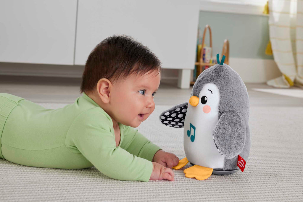 Fisher-Price-Peluche Musicale Manchot Culbuto Dès La Naissance