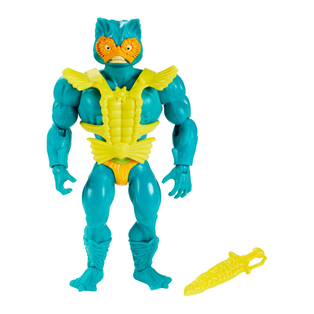 Masters Of The Universe Origins Action Figure Toy, Mer-Man Motu Ocean Villain
