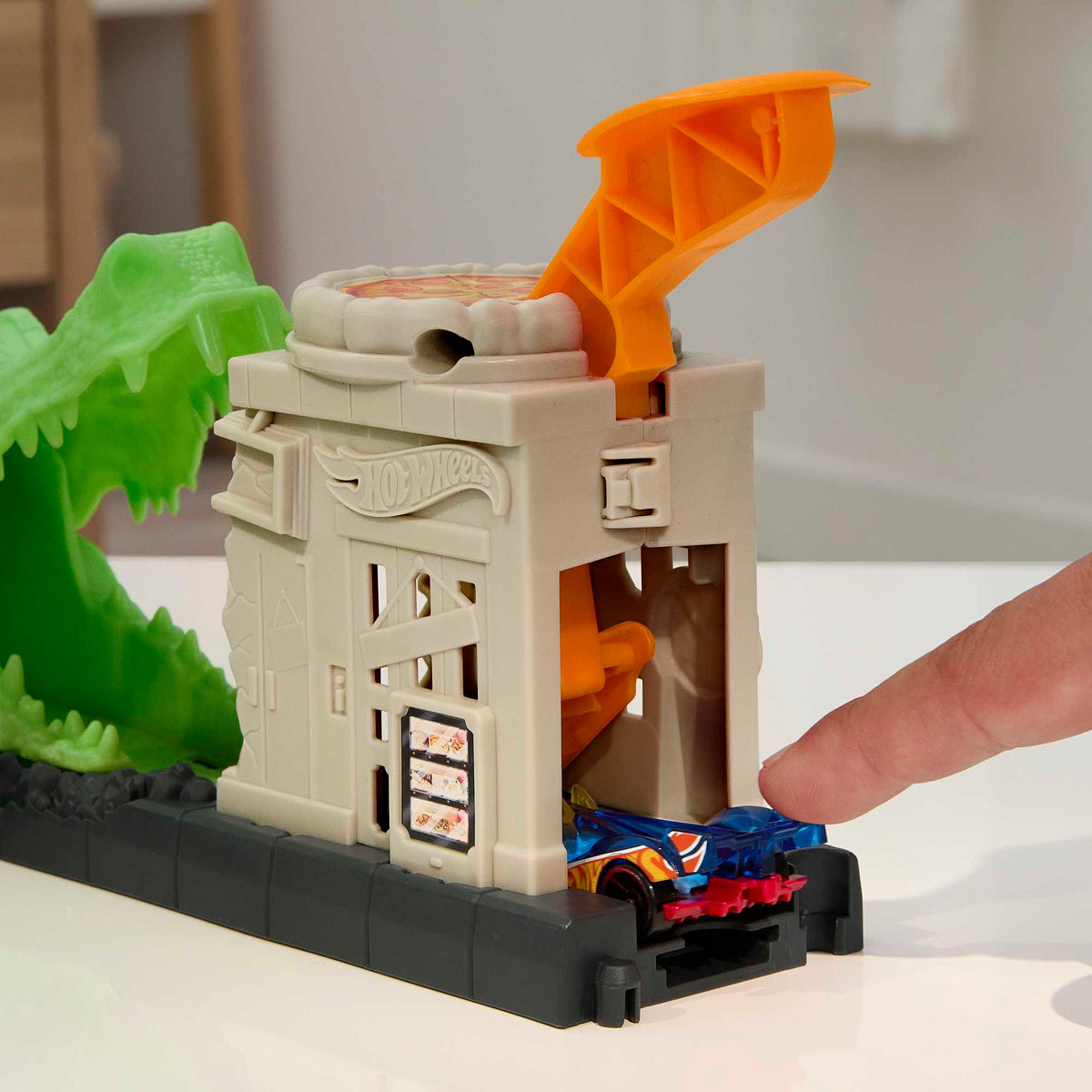 Hot Wheels City Pista de Brinquedo Nêmesis Cocodrilo