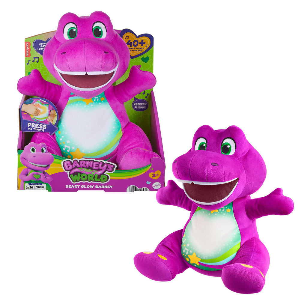 Fisher-Price® Barney’S World Peluche Barney Cur Lumineux