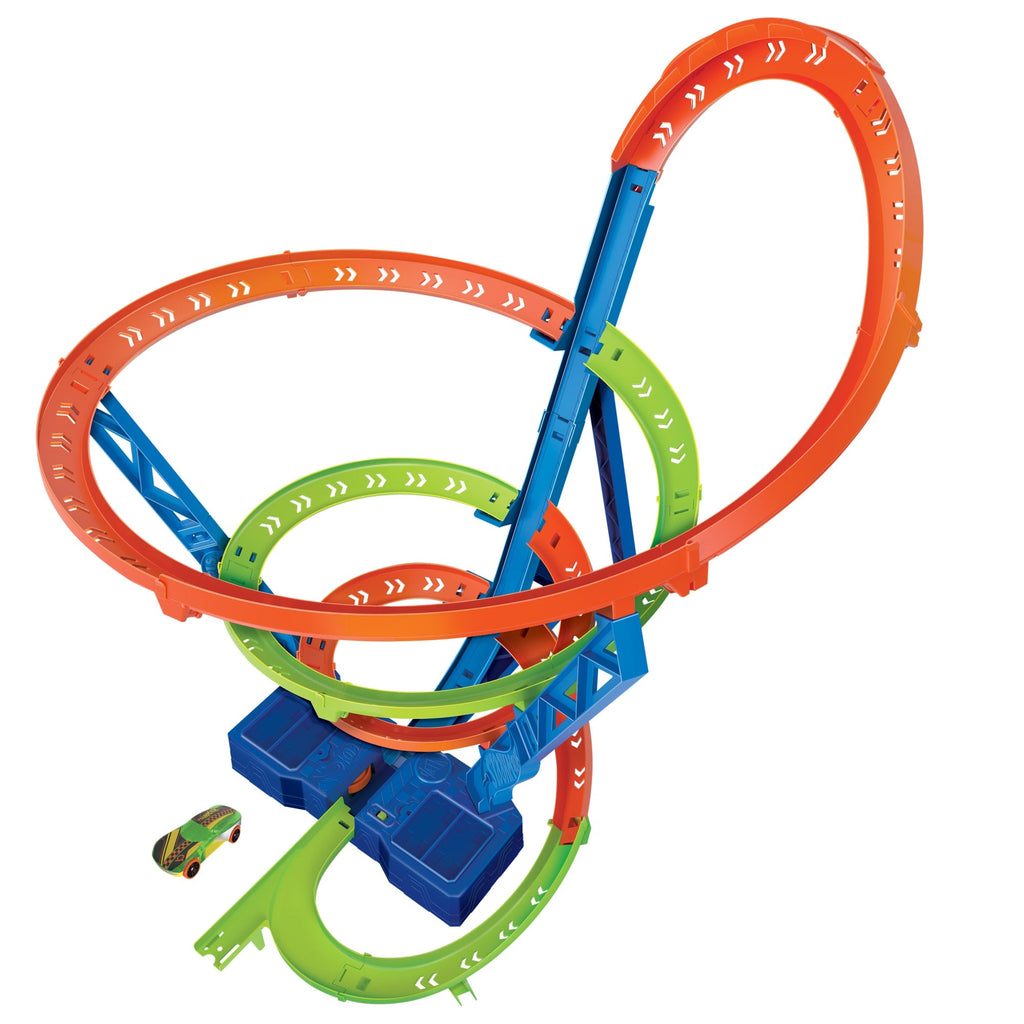 Hot Wheels Action Spirale Vitesse et Collisions