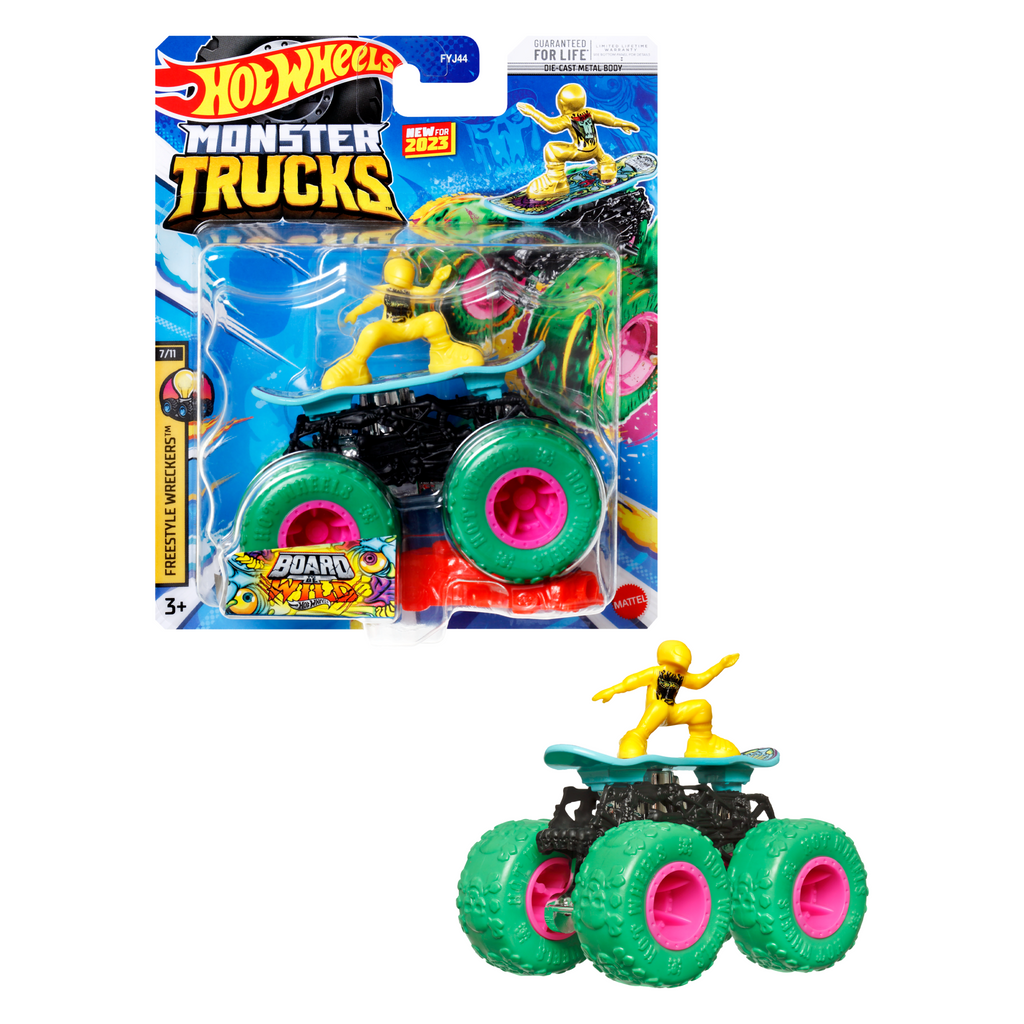 Hot Wheels Monster Trucks, 1:64 Scale Die-Cast Toy