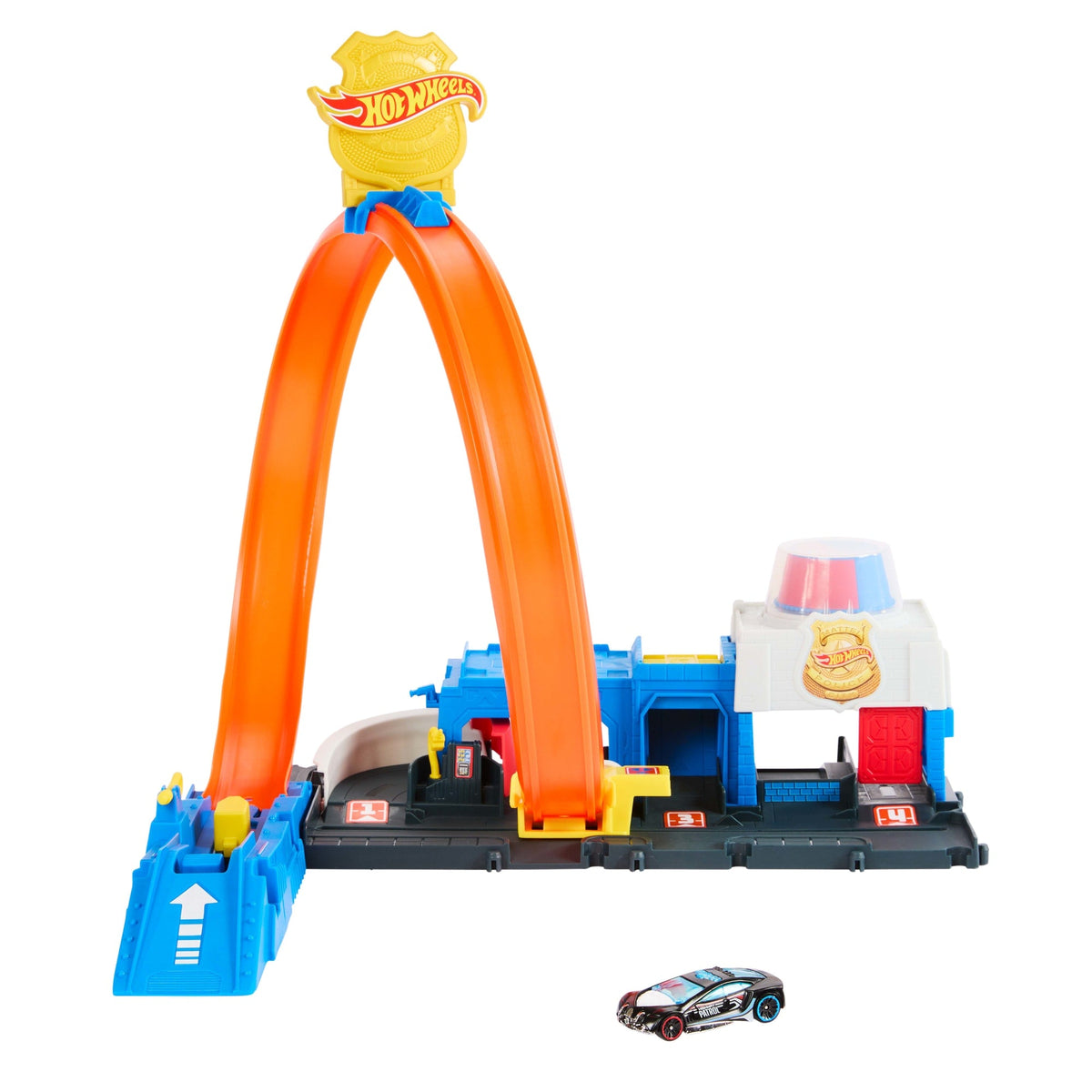 Hot Wheels City Pista de Brinquedo Super Delegacia de Polícia