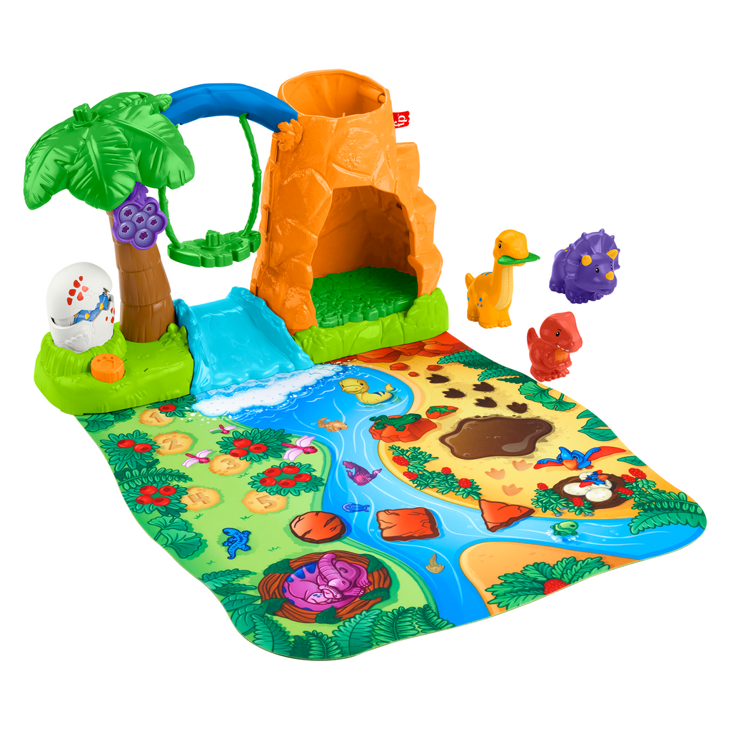 Fisher-Price  Little People  Village des Dinosaures et Tapis de Jeu